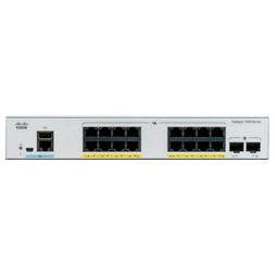 Cisco Catalyst C1000-16FP-2G-L 16x GbE PoE+ LAN 2x SFP port L2 menedzselhető PoE+ switch
