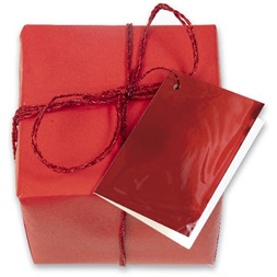 Clairefontaine 20 db/csomag piros ajándékkísérő kártya