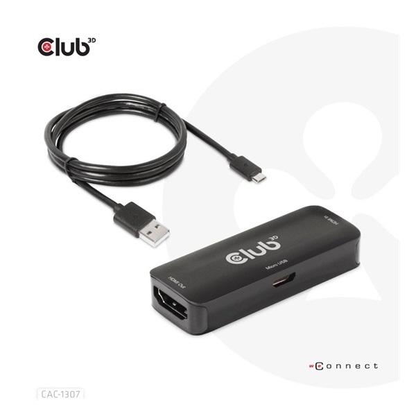 Club3D Active 4K60Hz Repeater F/F HDMI adapter