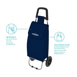 Colombo ROLLY kék bevásárló kocsi 25kg/40liter CRL001B (Újszerű)