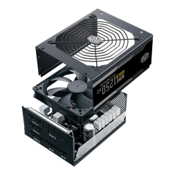 Cooler Master 1250W 80+ Gold ventillátorral moduláris tápegység