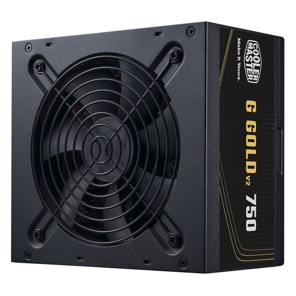 Cooler Master 750W 80+ Gold ventillátorral tápegység