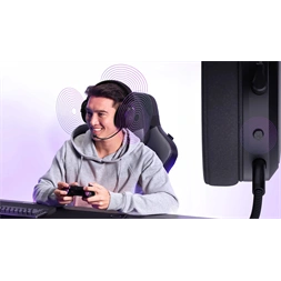 Cooler Master CH-351 fekete vezeték nélküli gamer headset