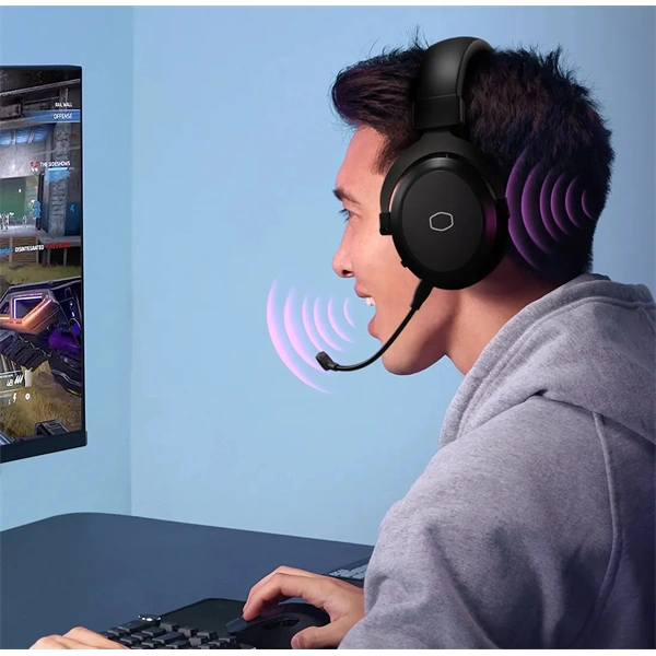 Cooler Master CH-351 fekete vezeték nélküli gamer headset