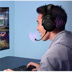 Cooler Master CH-351 fekete vezeték nélküli gamer headset