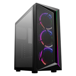 Cooler Master CMP 510 ARGB fekete (táp nélküli) ablakos midi ATX ház