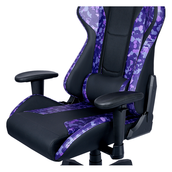 Cooler Master Caliber R1S CAMO fekete-lila gamer szék
