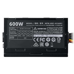 Cooler Master Elite V3 600W 12 cm ventilátorral dobozos tápegység