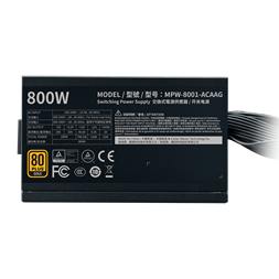Cooler Master G800 800W 80+ Gold 12cm ventillátorral tápegység
