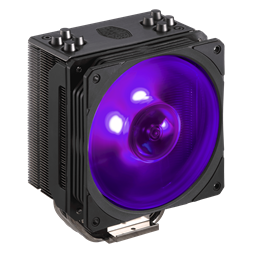 Cooler Master Hyper 212 RGB Black Edition 120x79,6x159mm 650-2000RPM (Intel, AMD) processzor hűtő