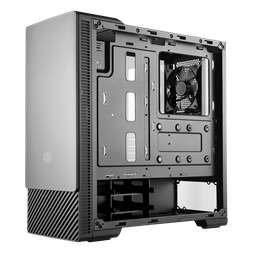 Cooler Master MASTERBOX E500 fekete (táp nélküli) edzett üveg midi ATX ház