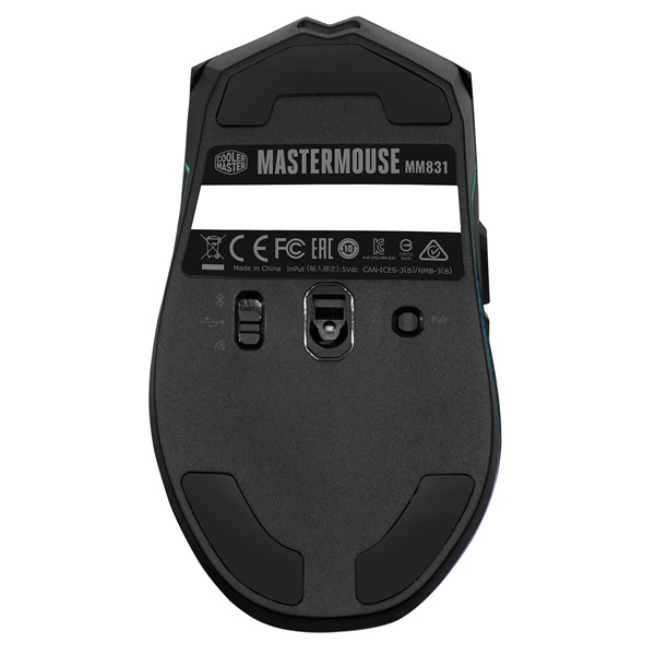 Cooler Master MM831 RGB 32000dpi fekete gamer egér
