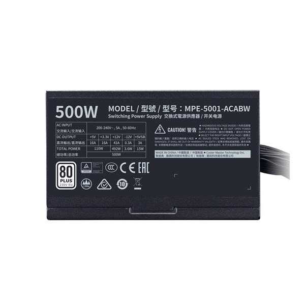 Cooler Master MPE-5001-ACABW-EU táp