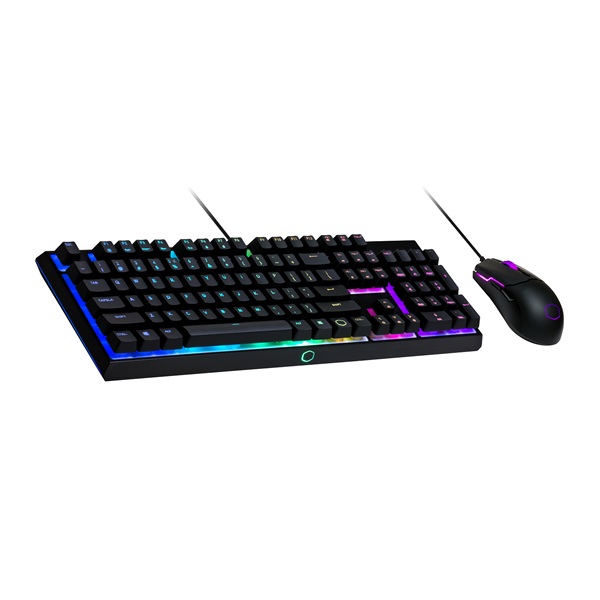 Cooler Master MS-110 HUN fekete USB RGB világító billentyűzet + egér