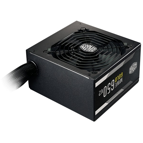 Cooler Master MWE 650W 80+ Gold - V2 12cm ventillátorral dobozos tápegység