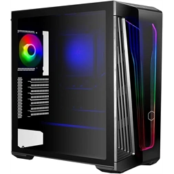 Cooler Master MasterBox 540 táp nélküli ablakos Mid Tower számítógépház fekete