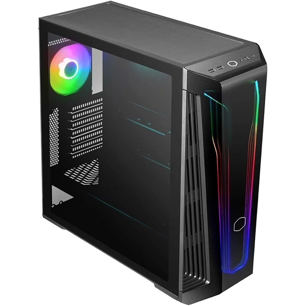 Cooler Master MasterBox 540 táp nélküli ablakos Mid Tower számítógépház fekete