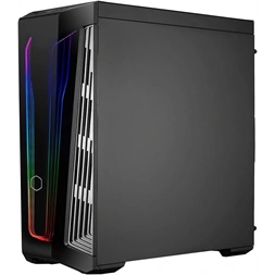 Cooler Master MasterBox 540 táp nélküli ablakos Mid Tower számítógépház fekete
