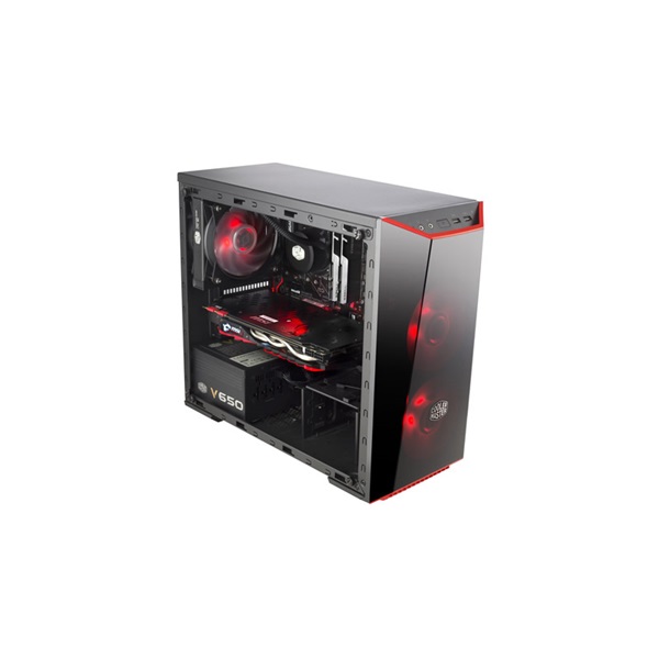 Cooler Master MasterBox Lite 3.1 táp nélküli fekete mATX ház