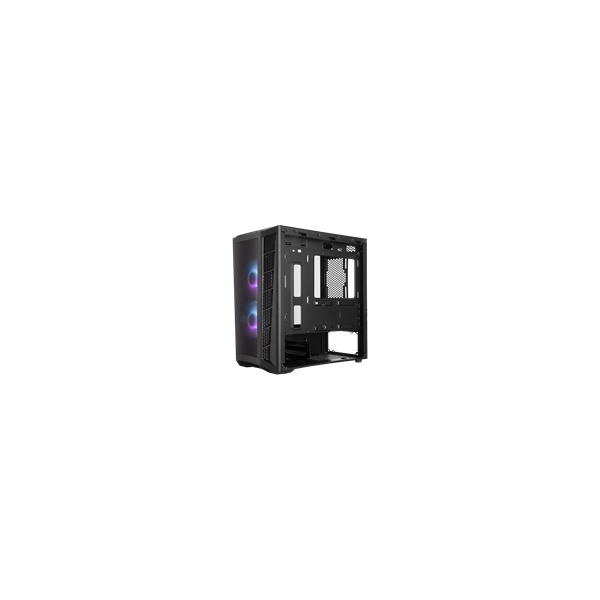 Cooler Master MasterBox MB320L ARGB fekete (táp nélküli) mini-ITX ház