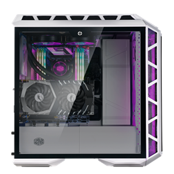 Cooler Master MasterCase H500P Mesh White ARGB fehér (táp nélküli) mATX ház
