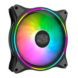 Cooler Master MasterFan MF140 Halo RGB 140mm fekete ház hűtőventilátor