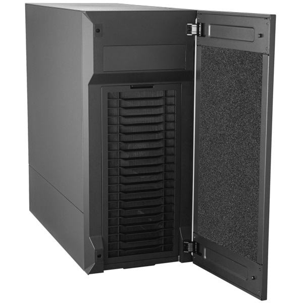 Cooler Master Midi Silencio S600 (Táp nélküli) ablakos fekete ATX ház