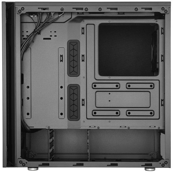 Cooler Master Midi Silencio S600 (Táp nélküli) ablakos fekete ATX ház