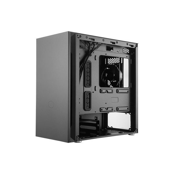 Cooler Master Silencio S400 táp nélküli fekete microATX ház