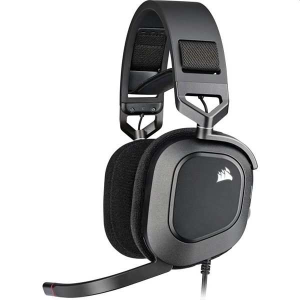 Corsair HS80 RGB USB 7.1 fekete gamer headset