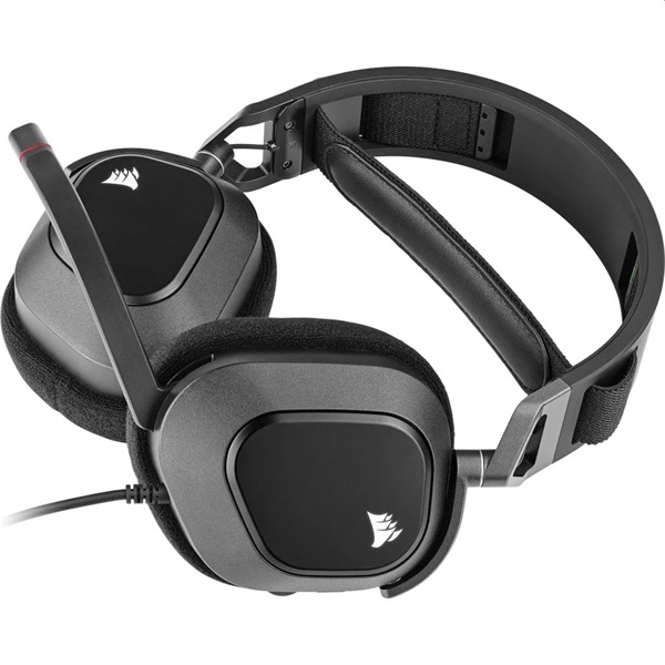 Corsair HS80 RGB USB 7.1 fekete gamer headset