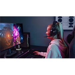 Corsair HS80 RGB USB 7.1 fekete gamer headset