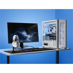 Corsair HS80 RGB vezeték nélküli fehér gamer headset