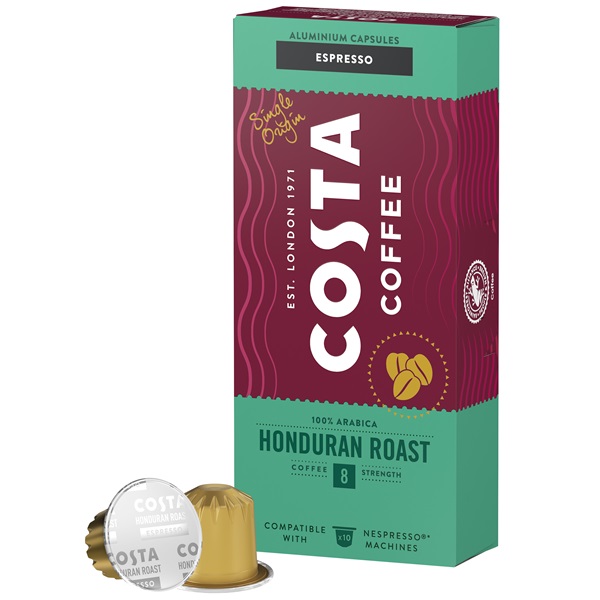 Costa Coffee Honduras Espresso Nespresso kompatibilis 10 db kávékapszula