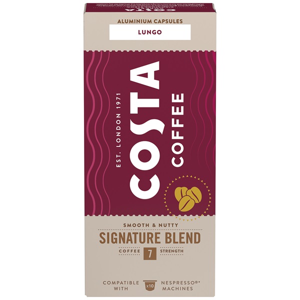 Costa Coffee Signature Blend Lungo Nespresso kompatibilis 10 db kávékapszula