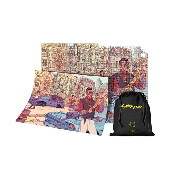Cyberpunk 2077: Valentinos 1500 darabos puzzle