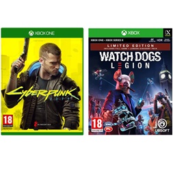 Cyberpunk 2077 (magyar felirattal) + Watch Dogs Legion Limited Edition Xbox One/Series játékcsomag