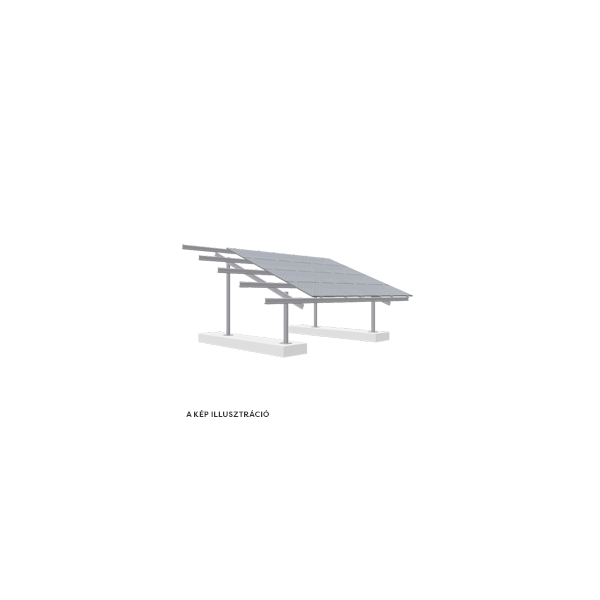 DAV 16 modulos földi napelem tartószerkezet