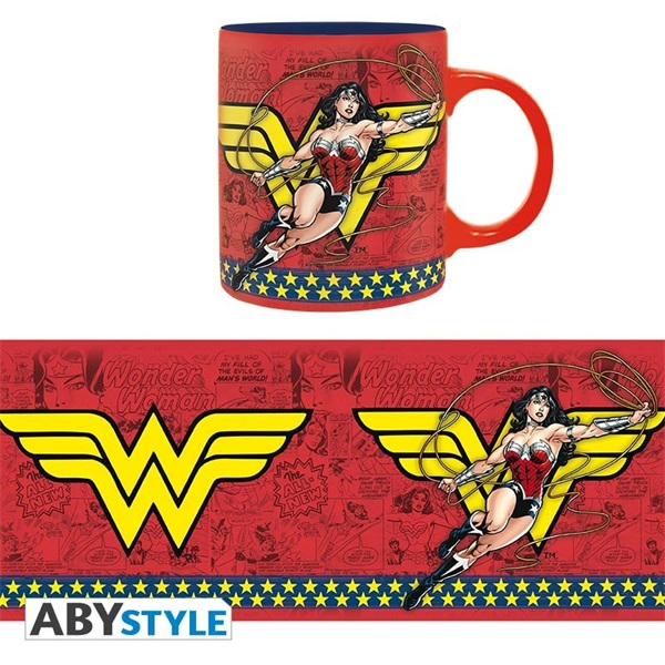 DC Comics "Wonder Woman Action" 320ml bögre