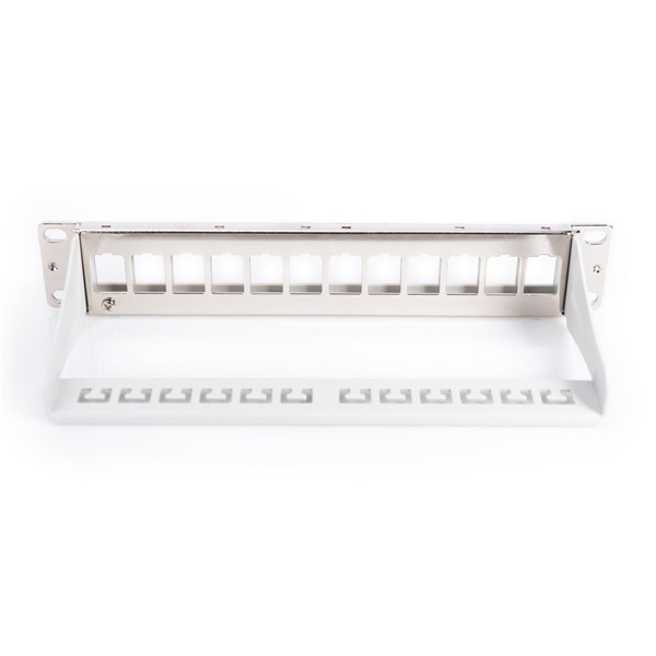 DIGITUS 10" 1U 12port szürke moduláris üres Patch Panel