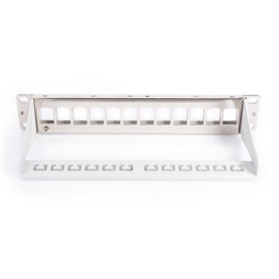DIGITUS 10" 1U 12port szürke moduláris üres Patch Panel