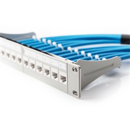 DIGITUS 10" 1U 12port szürke moduláris üres Patch Panel