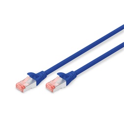 DIGITUS CAT6 S-FTP LSZH 0,25m kék patch kábel