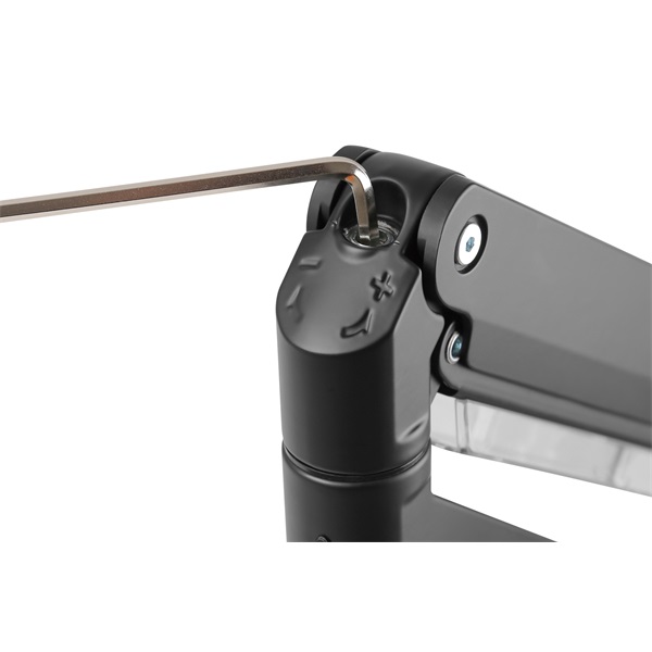 DIGITUS DA-90426 gázrugós rögzítőelemes (VESA 75/100) fekete asztali TV konzol