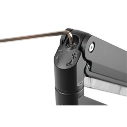 DIGITUS DA-90426 gázrugós rögzítőelemes (VESA 75/100) fekete asztali TV konzol