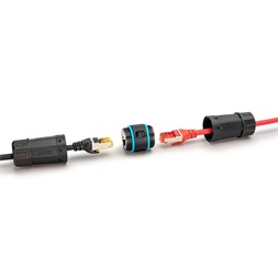 DIGITUS DN-93905-OD Cat.6A IP68 kültéri RJ45 toldó