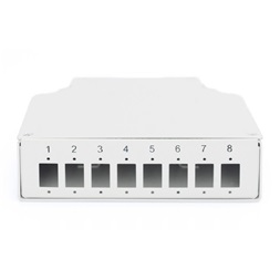 DIGITUS DN-96891 8xLC/DX DIN sínre szerelhető optikai elosztó doboz