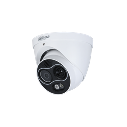 Dahua TPC-DF1241-TB7F8-S2 /kültéri/4MP/Thermal Eureka/7mm/hőmérséklet mérés/IP hő- és láthatófény turret kamera