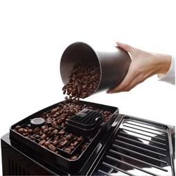 DeLonghi ECAM223.61.GB fekete tejhabosítóval automata kávéfőző