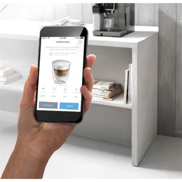 DeLonghi ECAM370.95.T titánium tejhabosítóval automata kávéfőző